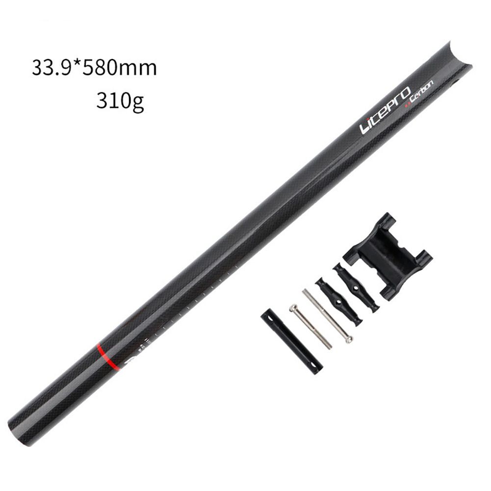 Yfashion Carbon Fibre ycle Seatpost 33.9mm*580mm For Sp8 412 light Folding Bike Seat Post