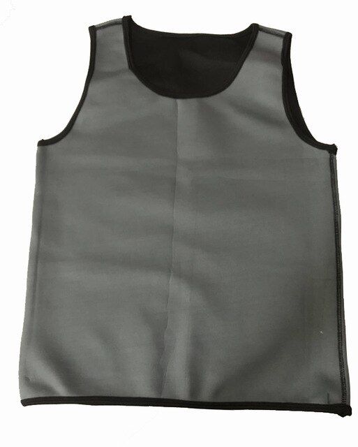CXZD Mens Body Shaper Vest Slimming Sweat Tummy Fat Burner Tank Top for Weight Loss