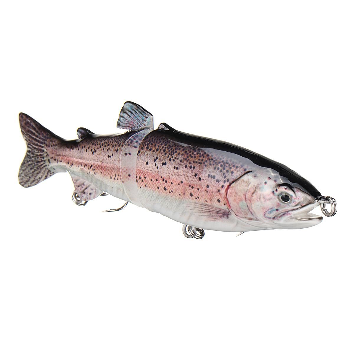 Useful 7" Muskellunge Muskie Musky Fishing Pike Lure Bait Swimbait Jerk Bait Jointed Life-like 18cm 66g