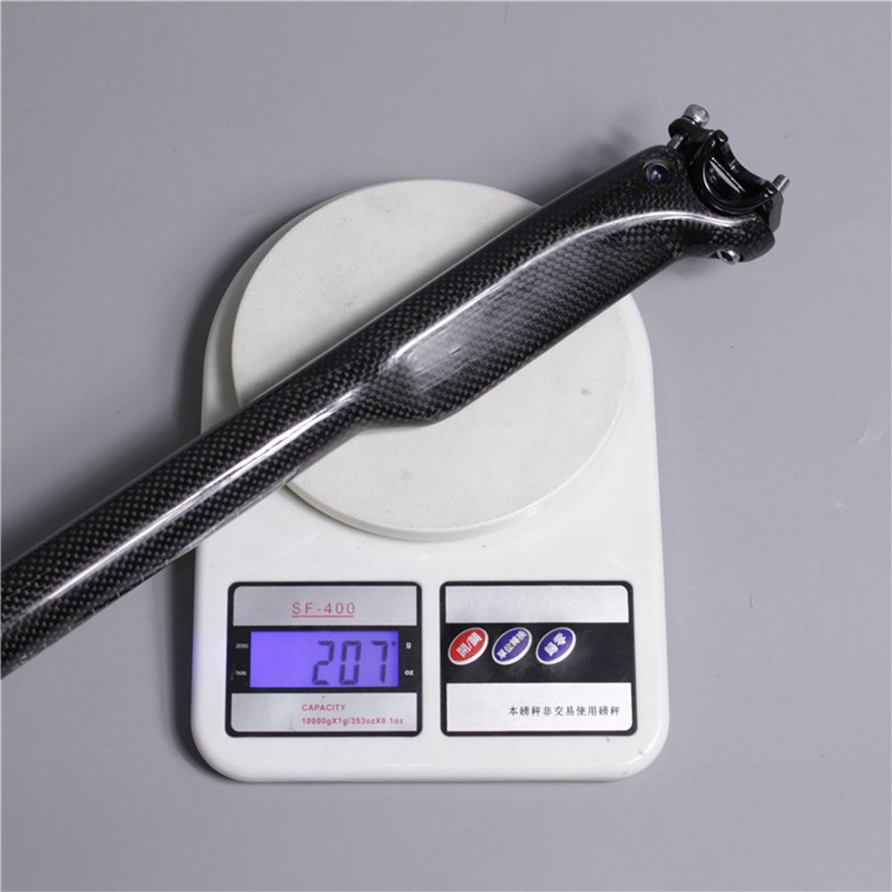Carbon Fiber Bike Seat Post ycle Seat Post ycle Seat ube for Road Bike Matt 27.2/30.8/31.6 x 350mm/400mm