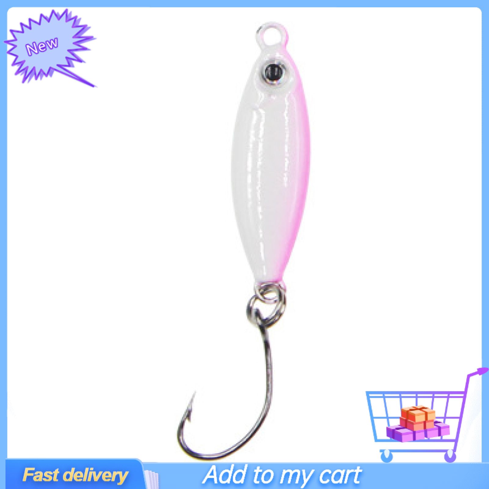 2.7cm/3cm  Bait with Single Sharp Hook Artificial Lure Bionic Fishing Tackle