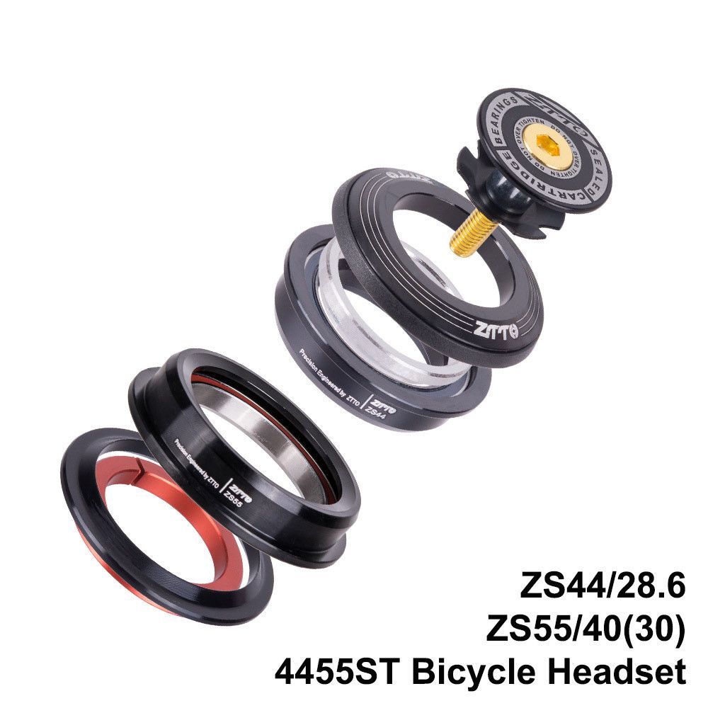 MTB Road Bike Headset 44mm 55mm CNC Straight ube fork nal ycle Parts