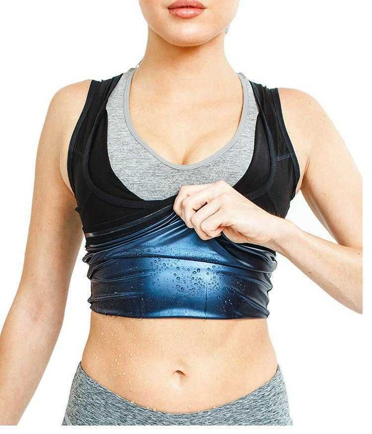 Fitness Corset Men's Heat Trapping Shirt Sweat Body Shaper Vest for Men Bodysuit Slimmer Saunasuits Shapewear Compression Top