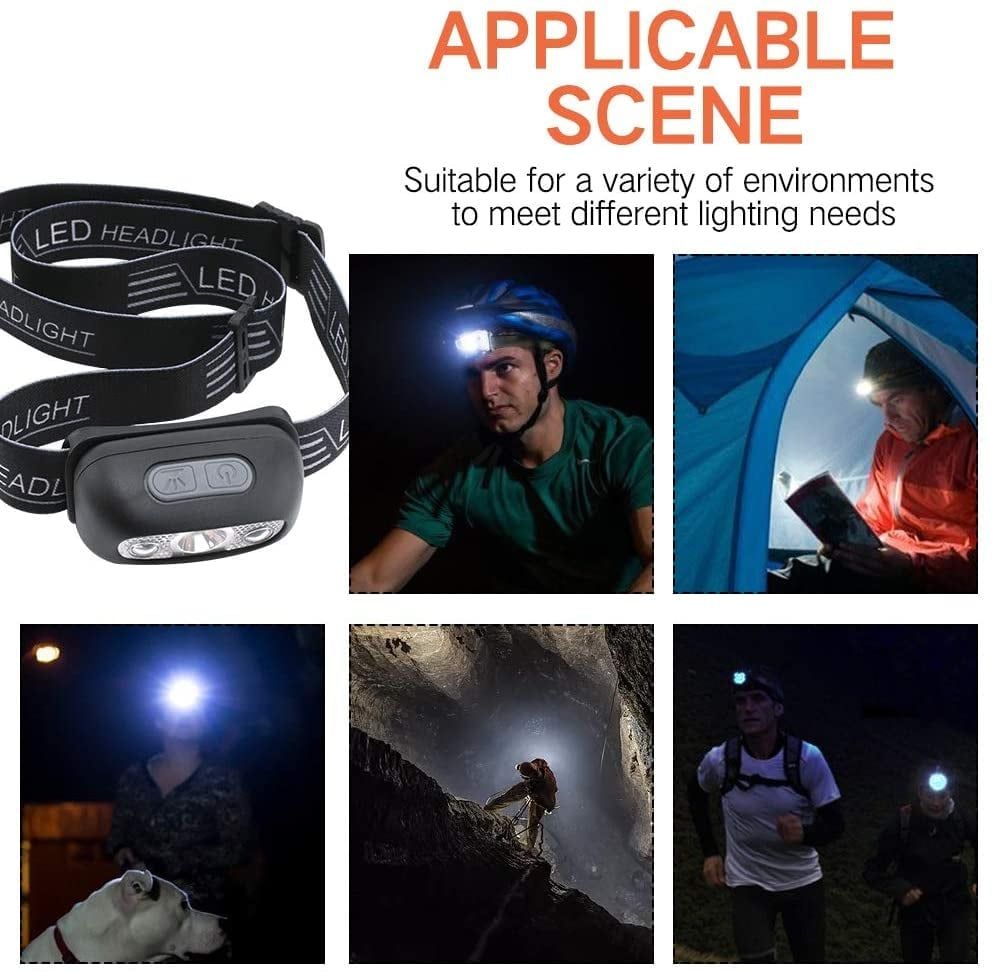 USB Rechargeable LED Sensor Headlamp