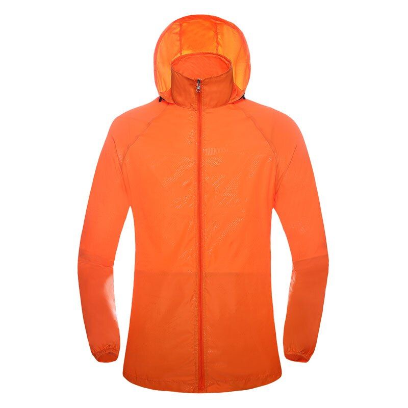 Men Women Skin Quick Dry Hiking Jacket Lightweight Waterproof Anti-UV Coats Outdoor Sports Sun Protective Camping Jacket JS02