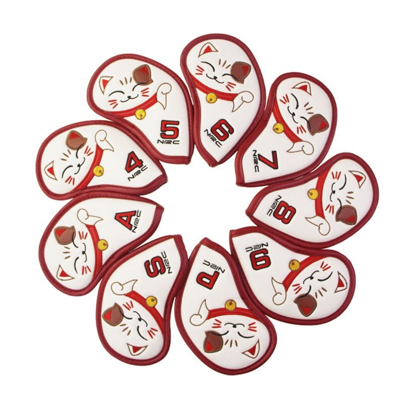 Golf Iron Club Head Covers Golf Head Covers Golf Iron Head Covers Set for People Who LikePlay Golf Best Gift