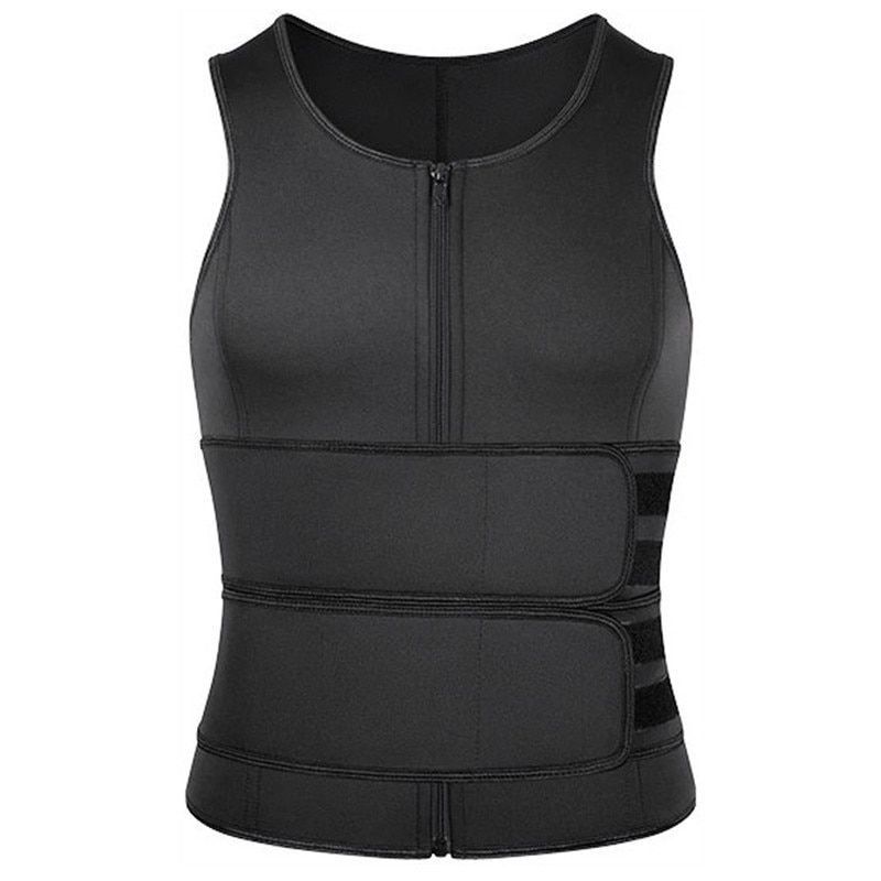 Men Body Shaper Waist Trainer Sauna Suit Sweat Vest Slimming Underwear Fat Burner Workout Tank Tops Weight Loss Shirt Shapewear
