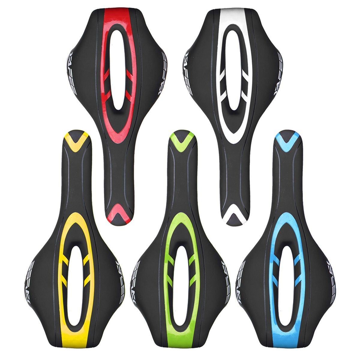 Extra Comfort Bicycle Seat Cushion MTB Road Bike Hollow Saddle Seat Leather Racing Pad Gel Cushion
