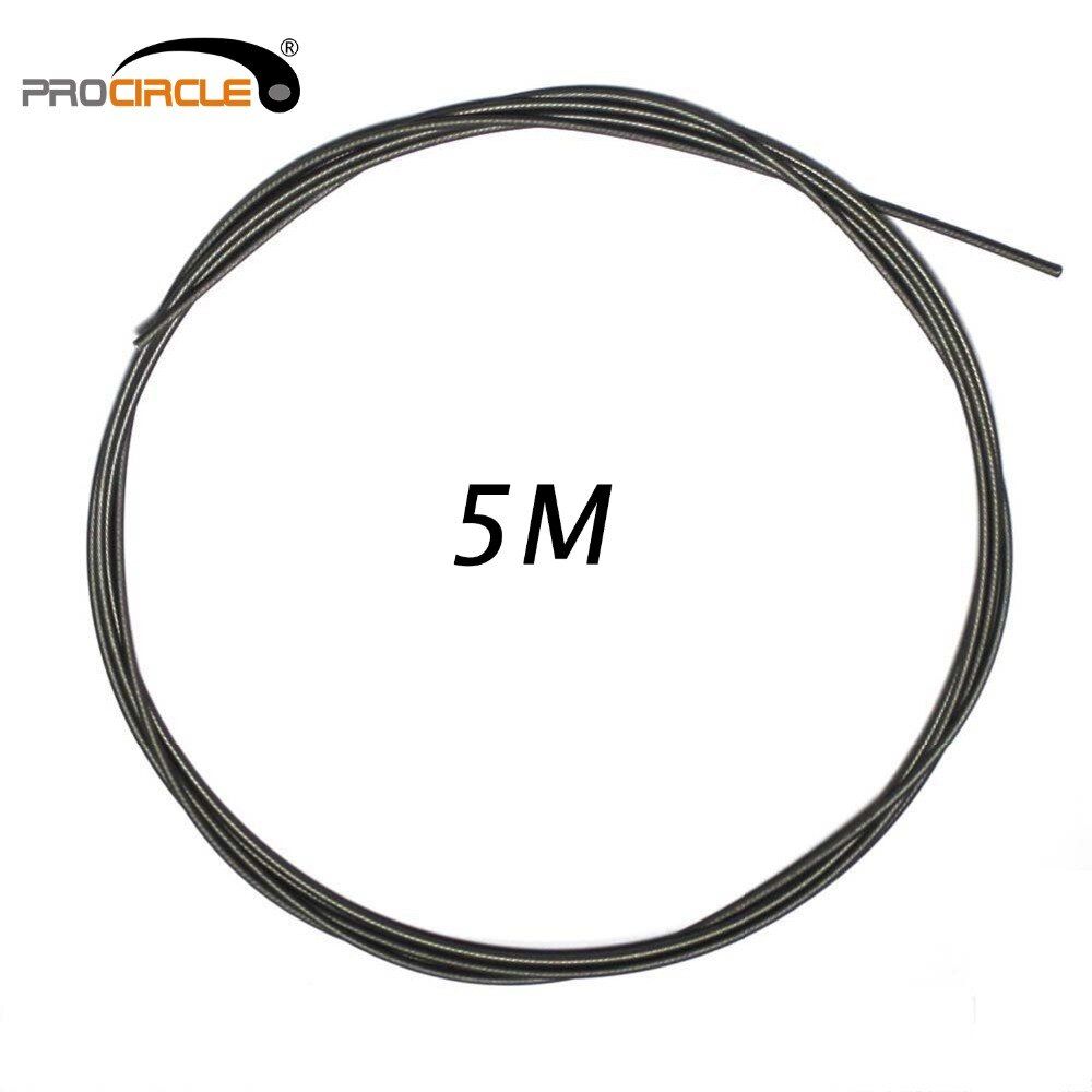 5M Black Replacement cable rope For Speed Jump Rope - Adjustable, Lightweight, Super Durable -For 1.9m height over person