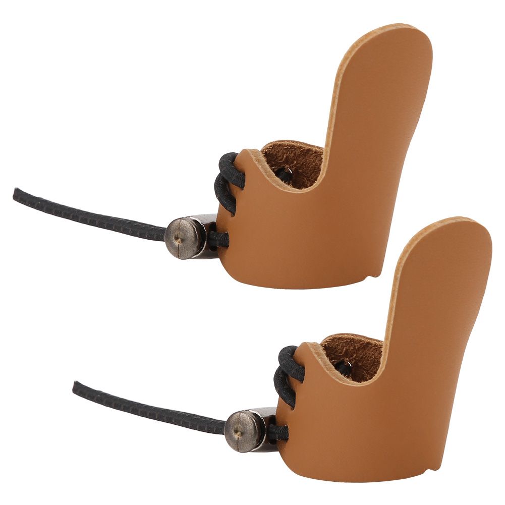 Protector De Pulgar Tiro Con Arco Suave Dedo Para