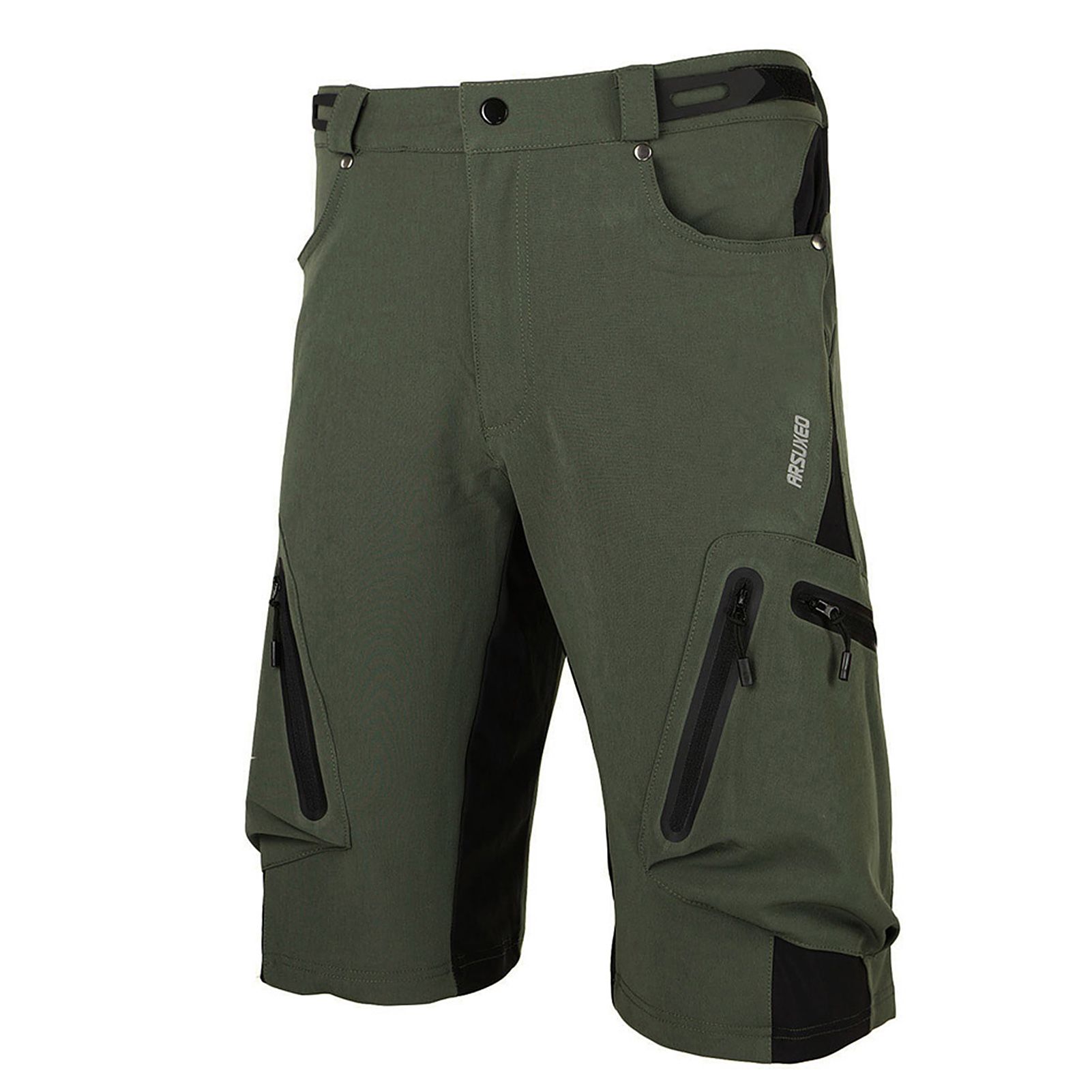 Baggy Shorts Cycling Bicycle Bike MTB Pants Shorts Breathable Loose Fit Casual Outdoor Cycling Running Clothes Polyamide Lycra with Zippered Pockets