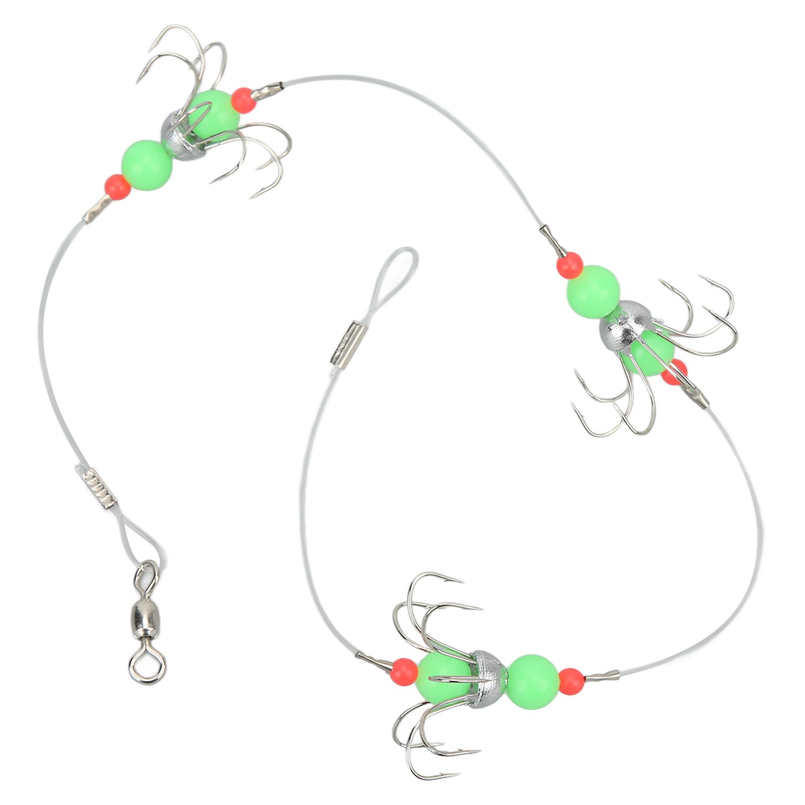 Carbon Steel Luminous Octopus String Hook Reliable Fishing Barbed HookY