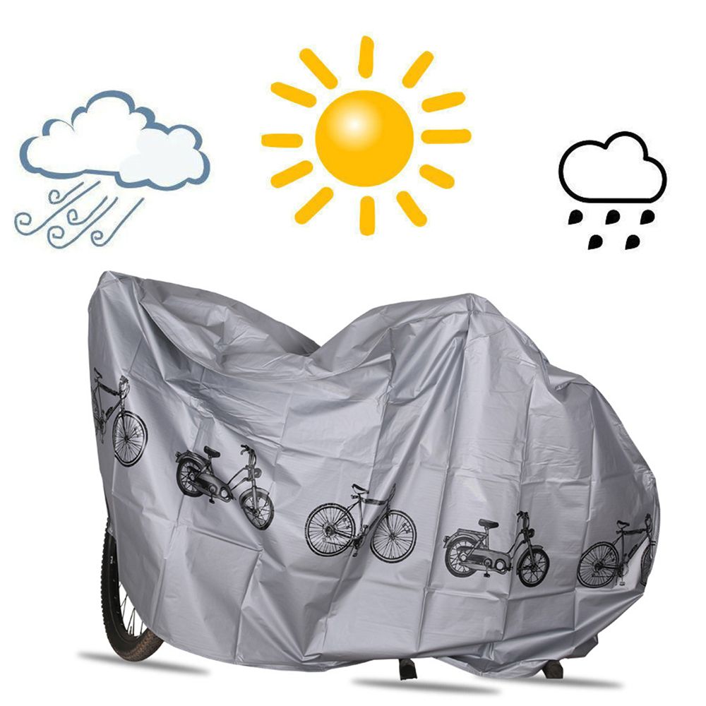 Ready Stock Waterproof Bicycle Cover UV Sunshine Protector MTB Mountain Bike Case Dustproof Rain For Motorcycle Scooter Garage Outdoor Polyester Material Easy To Use And Disassemble