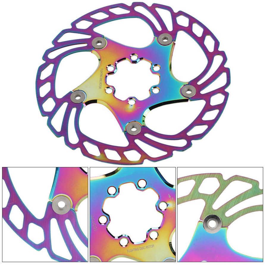 Disc Brake Rotor Bike Rotors 6 Nails Cycling Accessory for Mountain Bicycle Plating Color