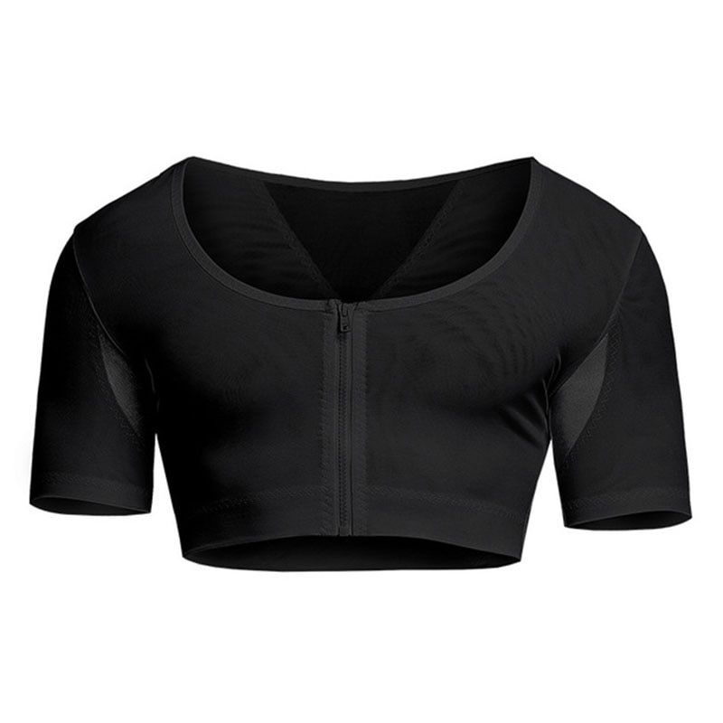 Men Body Shaper Compression Shirt Gynecomastia Posture Corrector Chest Control Body Building Corset Sleeveless Underwear Vest