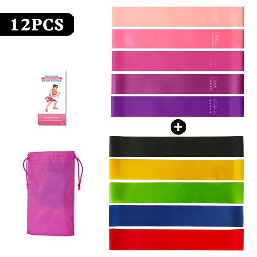 5 Level Elastic Bands For Fitness Gum Resistance Bands Yoga Workout Sport Elastic Bands Rubber Training Exercise Equipments