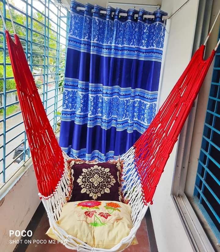 Net Hammock Mesh Hammocks Swing Chair Egg Hanging Garden Beach Bed