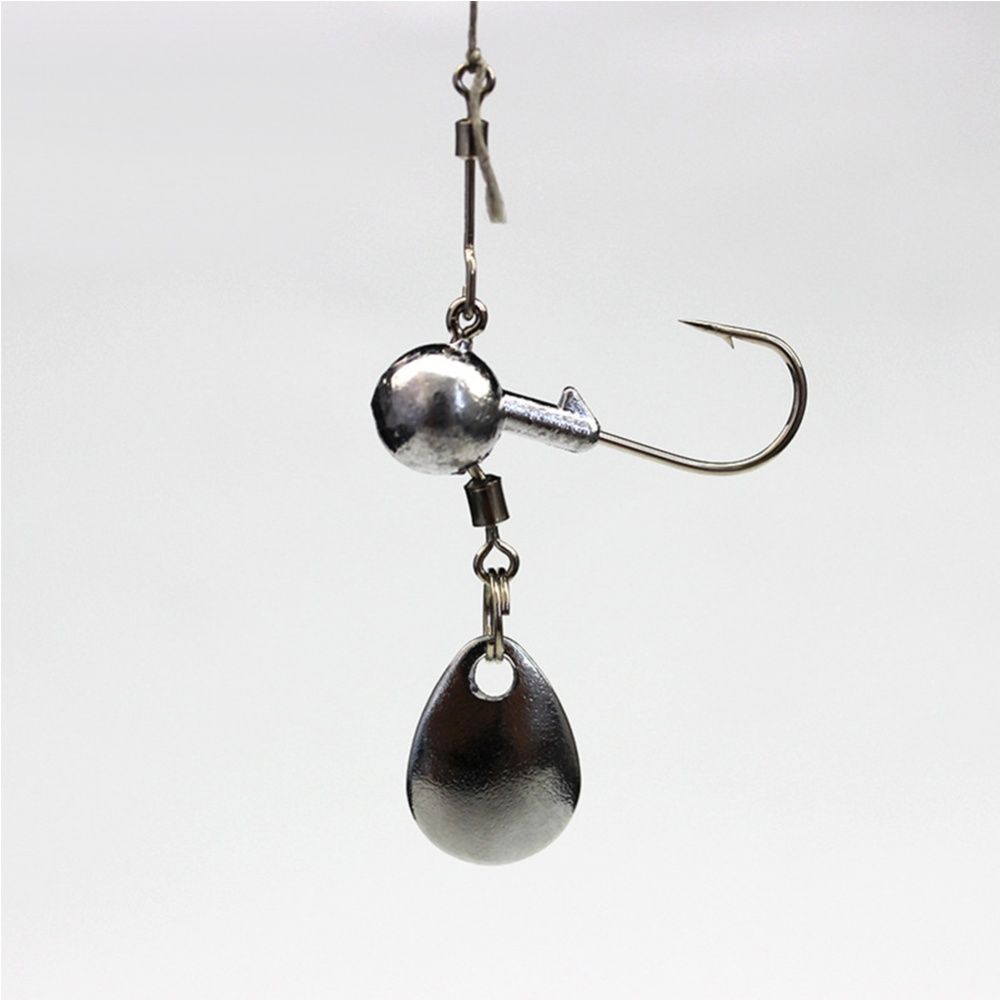Yfashion 20PCS Fishhook Jig Hooks  Hook Heads Fishing Jigs Head