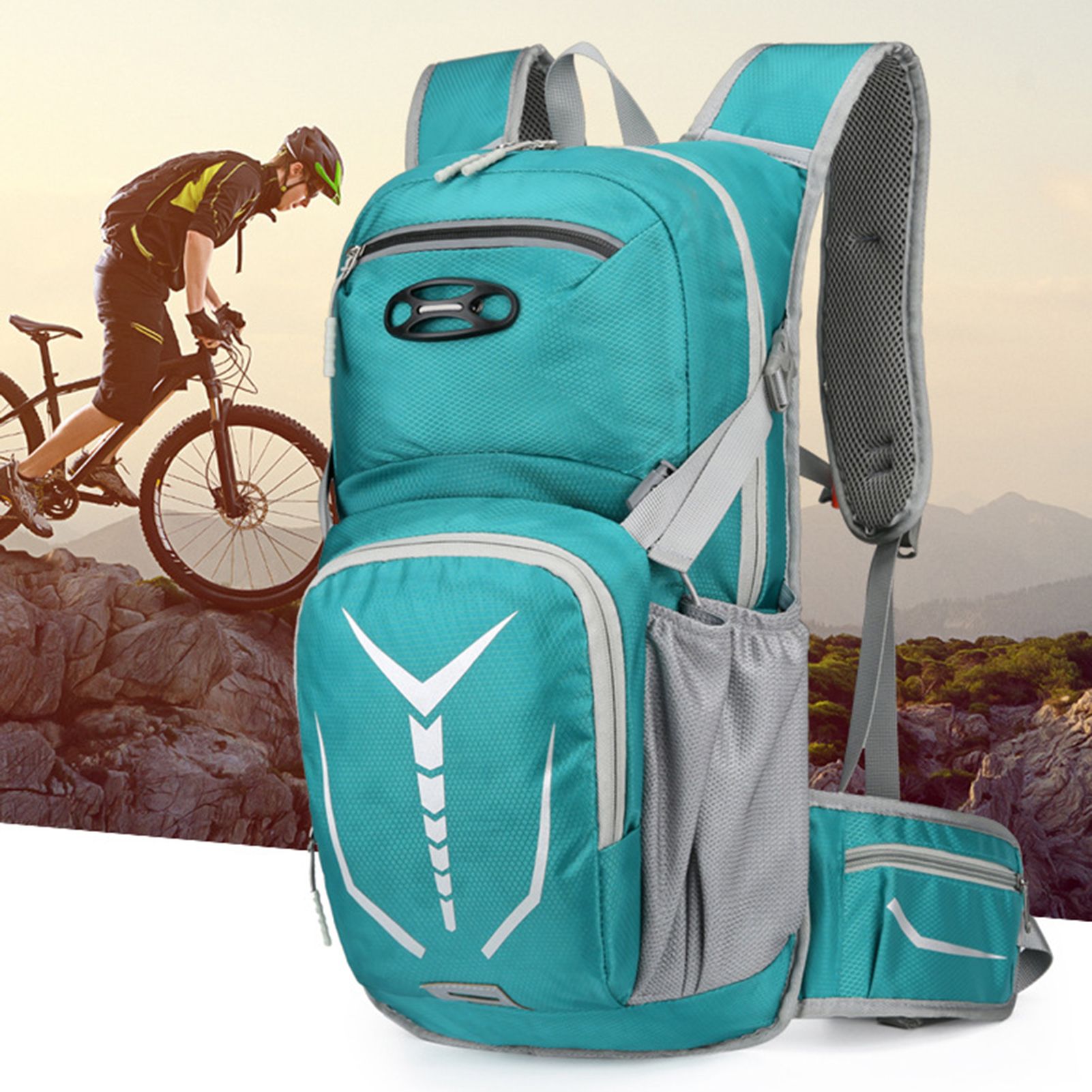 Grebest Cycling Backpack Helmet Buckle Women Men Cycling Backpack