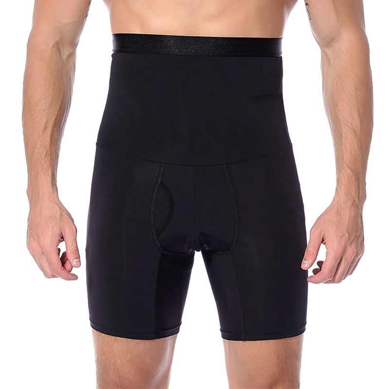 CXZD Men's Slimming Body Shaper Fitness High Waist Stretch Abdomen Tummy Control Shaping Underbust Corset Shapewear Cinechers