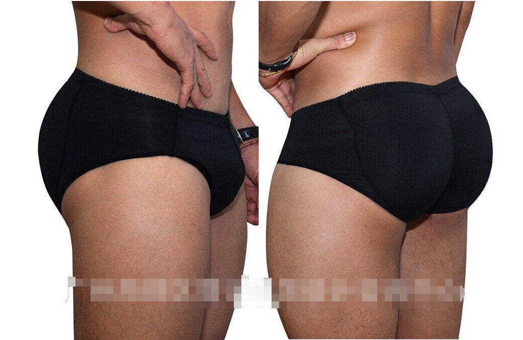Goocheer Mens  and  Enhancer Booty Padded Underwear Panties Body Shaper  Lifter Panty Stomach Molded Shapewear Boxers