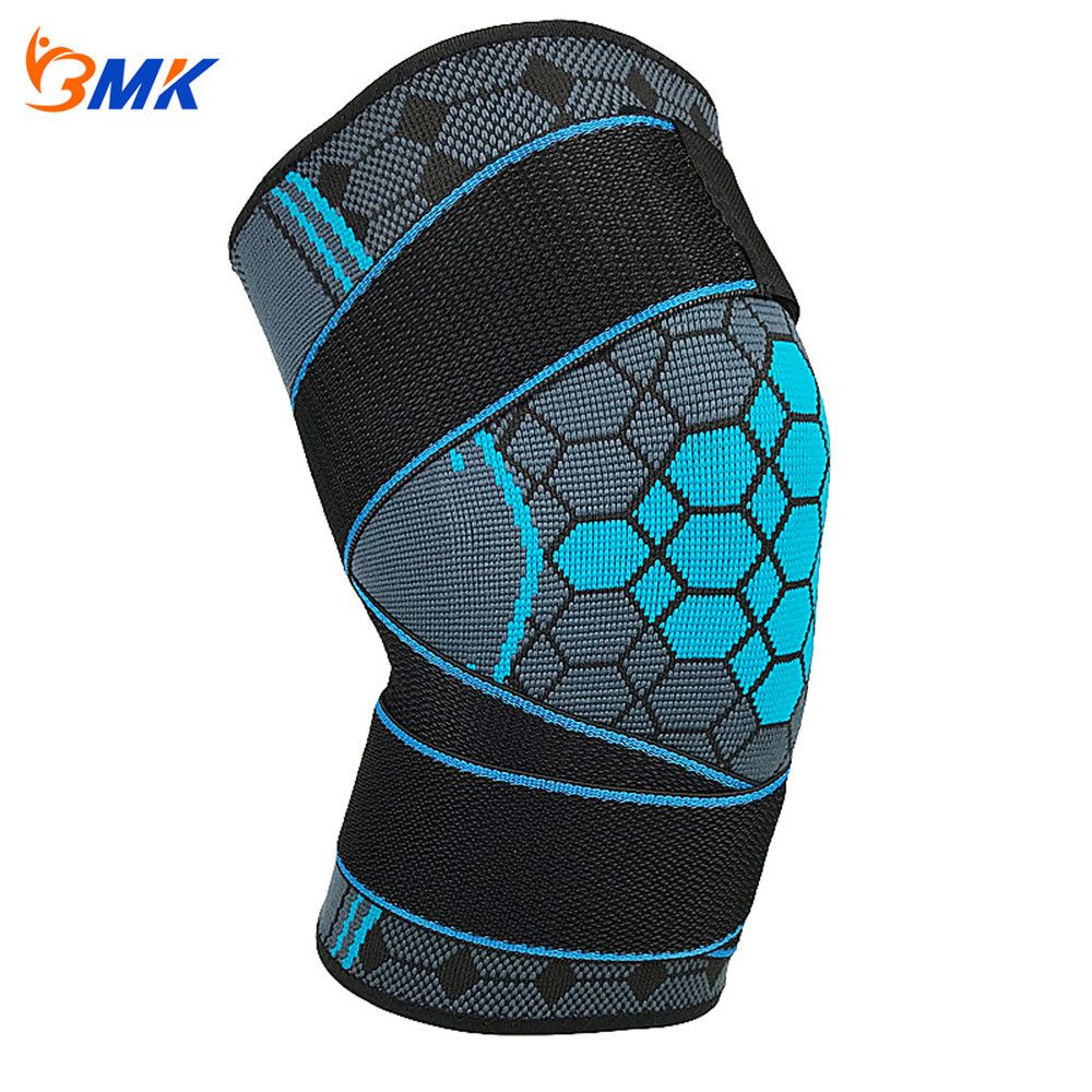 Breathable Straps Sports Kneecaps Non-Slip Warm Nylon Knitted Knee Pads Outdoor Sports Pressure Knee Pads