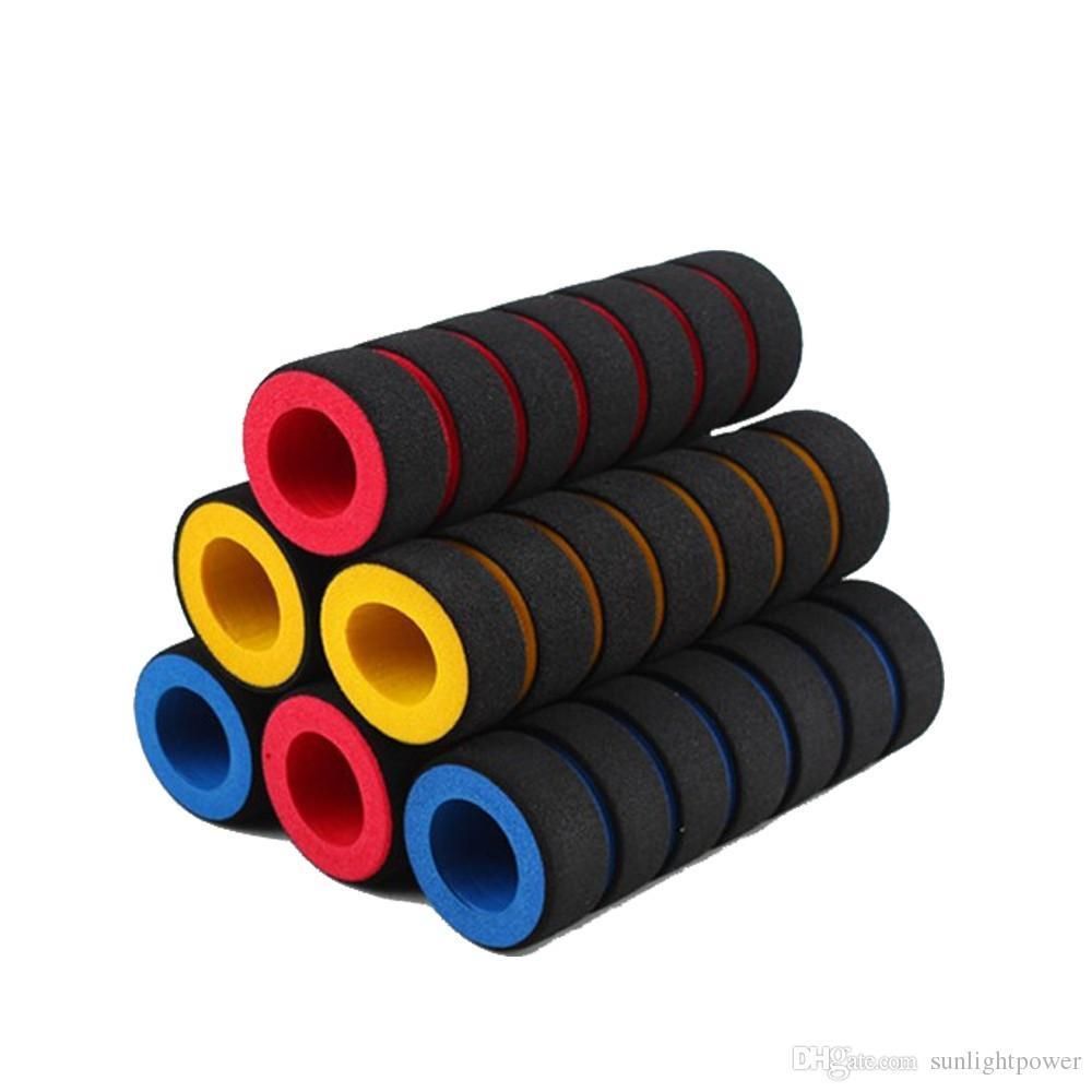 Sponge Soft Foam Handle Nonslip Grip Cover For Bicycle/Motorcycle 1 Pair(2 pcs)