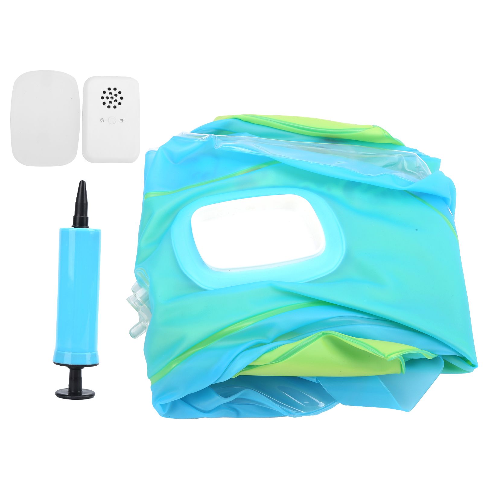 Limeng La Anti‑Rollover Children's Swimming Ring Thicken Lying Swim Equipment Built‑in Alarm