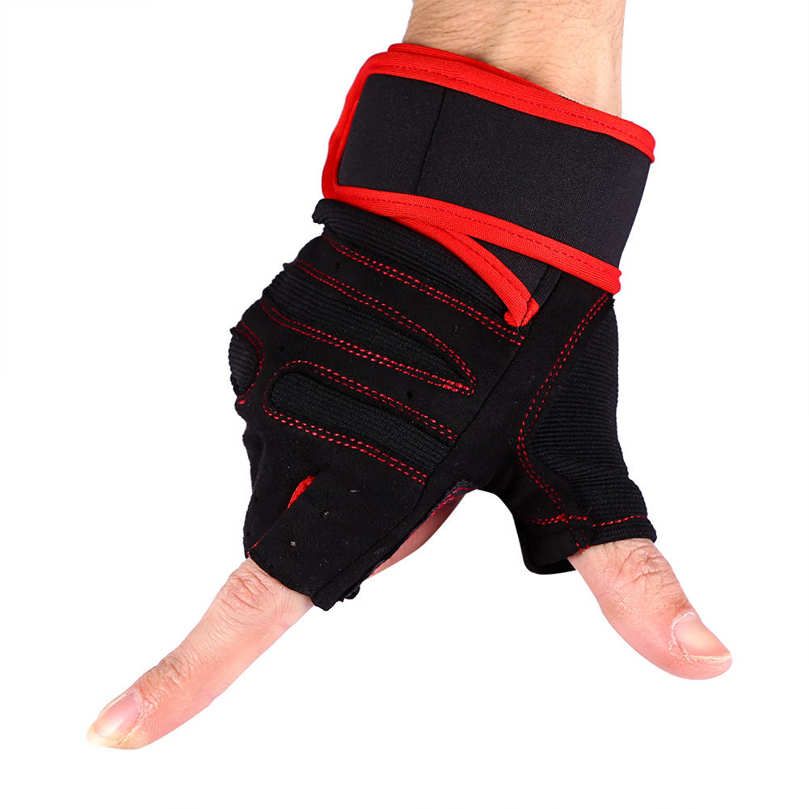 OIMG 2 Pcs Wrist Band Support Protection Weight Lifting Gym Training Fitness Gloves Workout Exercise Sports Wraps