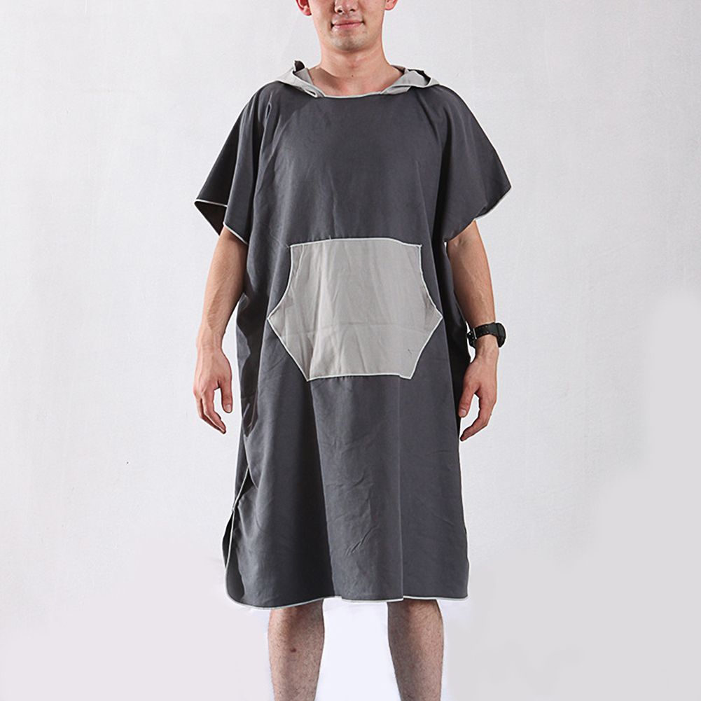 Yfashion Adults Quick Dry Beach Cloak Changing Clothes Cover ing Bath owel