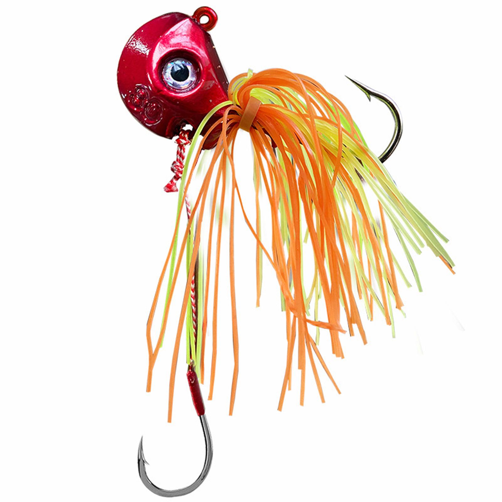 40/60/80/100g Boat Fishing Lead Head Bionic Bait Hook Faux Lure Fish Accessory