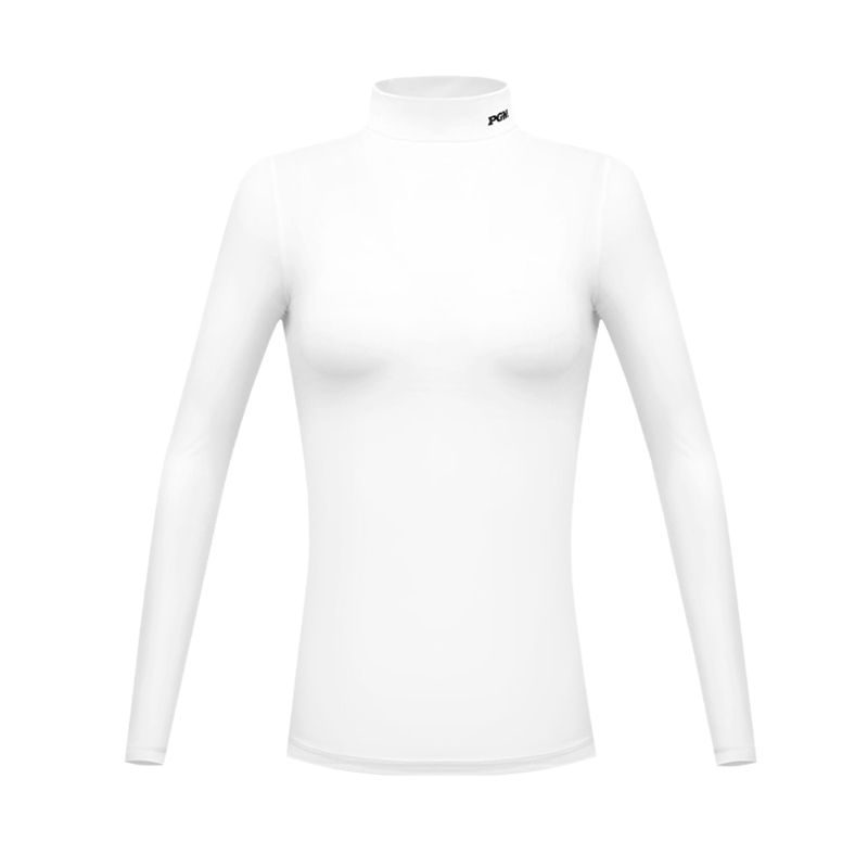PGM Golf Stitching Summer Long-Sleeved Women's Summer Quick-Dry Ultra-Stretch Breathable Sun Protection Sports Clothing(M)