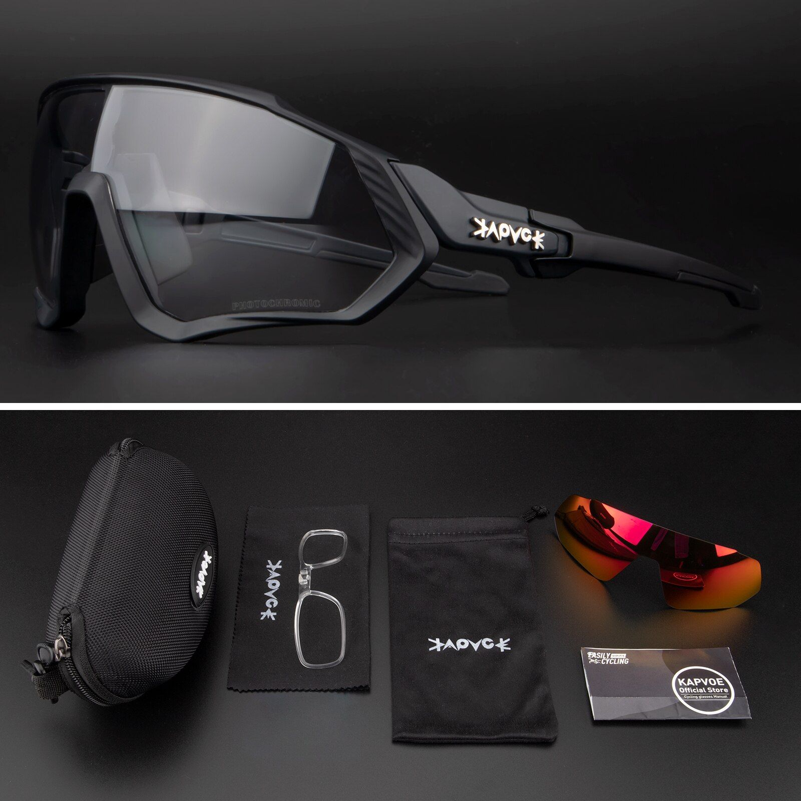 UV400 Photochromic Cycling Eyewear Polarized Cycling Glasses Bike Bicycle Glasses Sunglasses Gafas Cicismo Goggles Professional