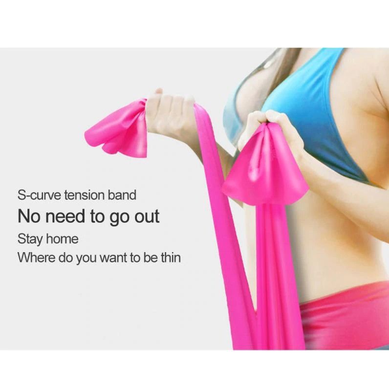 1.5m TPE Resistance Bands Fitness Rubber band for Yoga Pilates Training Expander Elastic Strength Loop Bands for Crossfit Gym