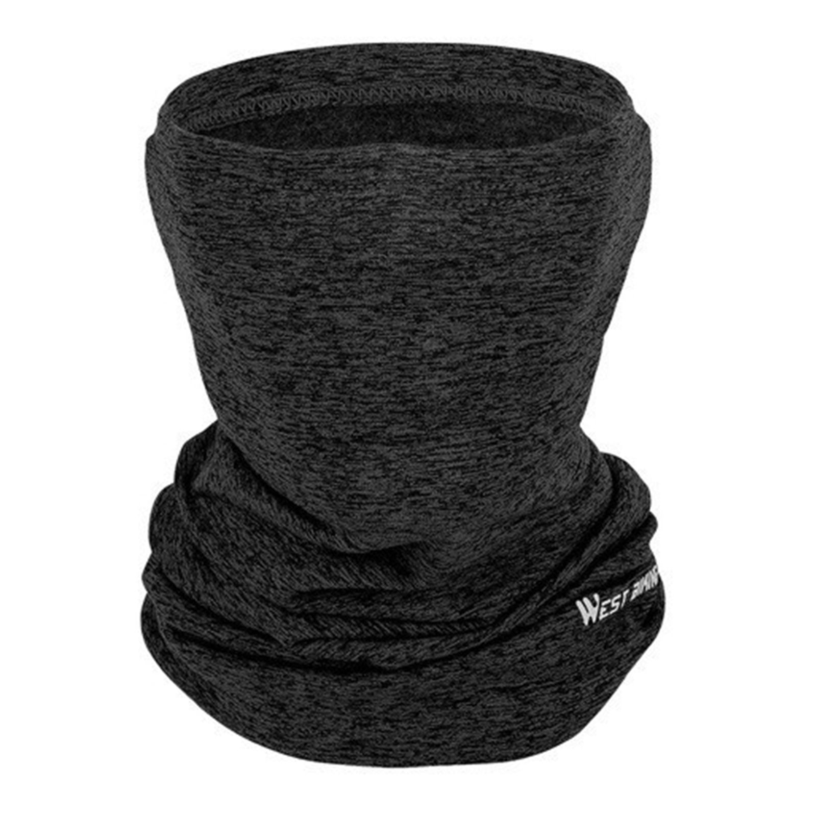 Cycling Tube Scarf Solid Color Wear-resistant Good Elasticity Neck Warmer