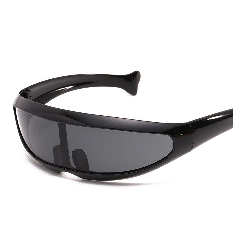 Cycling Sunglasses Lens Sunglasses Men Women Fishtail Design Dolphins Mirror Glasses Windproof Goggles Space Robots Eyewear