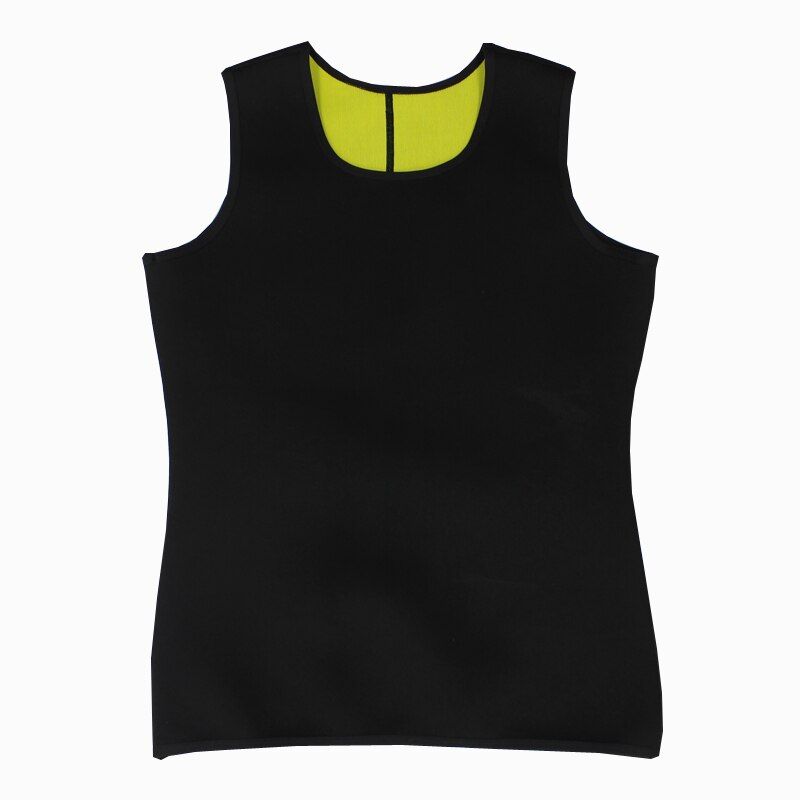 Plus Size S-5XL Men Neoprene Shirt Shaperwear Waist Traine Sauna Suit Sweat Vest Body Shaper Cincher Corset Slimming T-Shirts