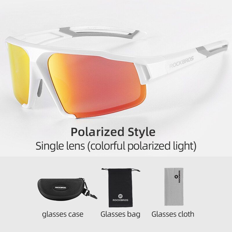 ROCKBROS Polarized Sunglasses Cycling UV400 Protection Outdoor Colorful Film Sports Sun Glasses Goggles Myopia Eyewear Bicycle