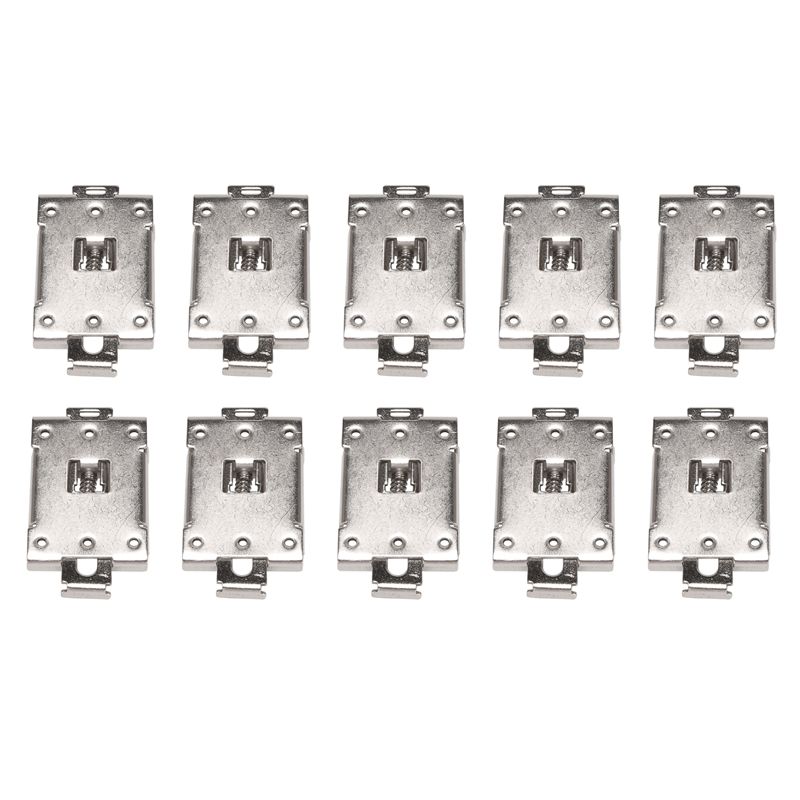 10X DIN Rail Mount Bracket Equipment Rack G3NE G3NA Electrical for SSR R99-12 Fins