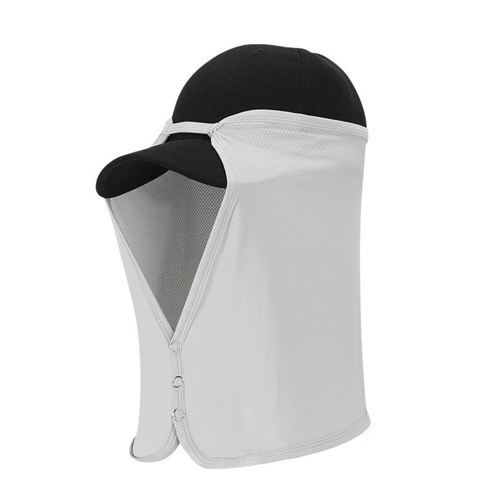 Ice Silk Sun Visor Face Cover Breathable Sunscreen Shawl Face For Outdoor Fishing