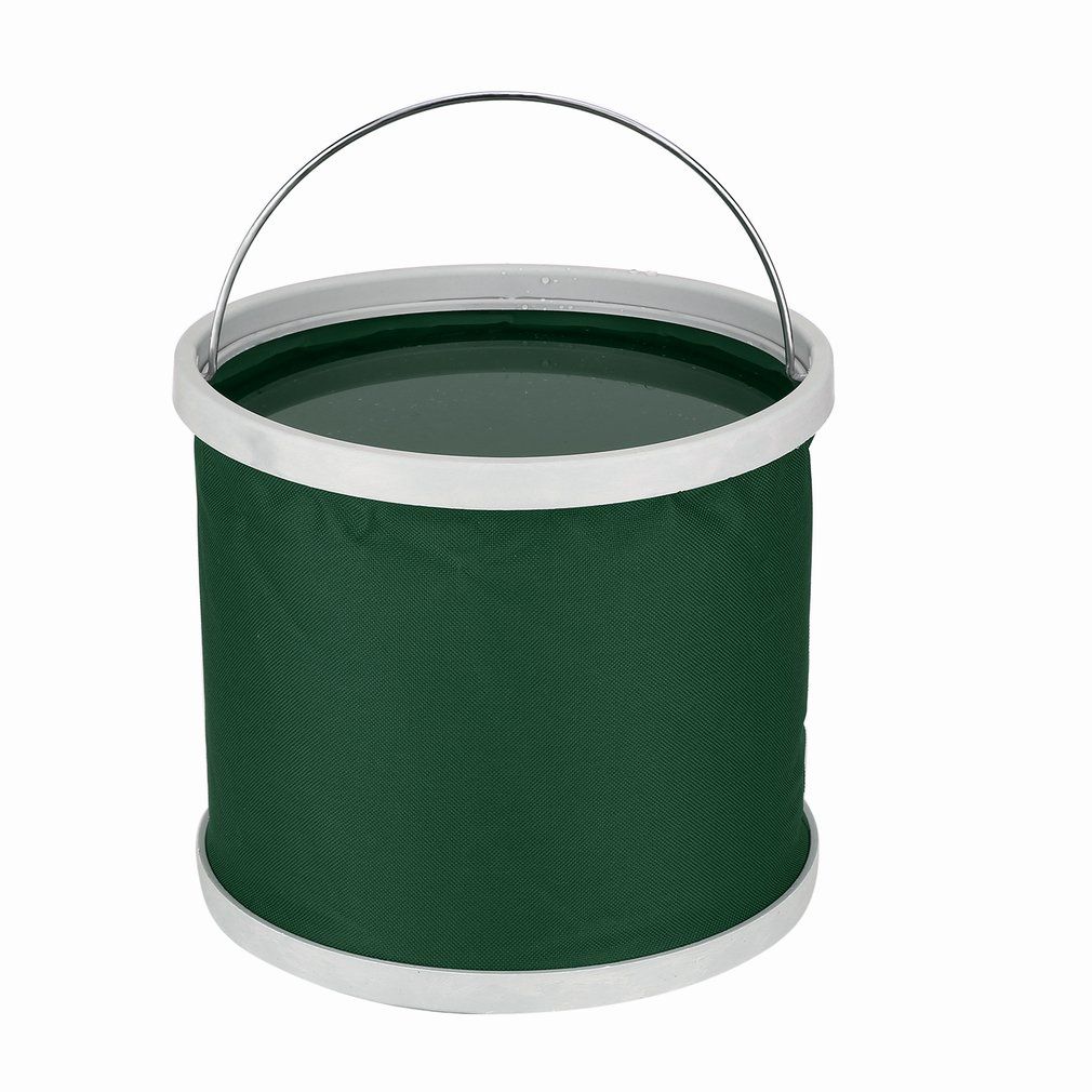 Outdoor Camping Hiking Fishing Travel Car Washing Folding Portable Bucket