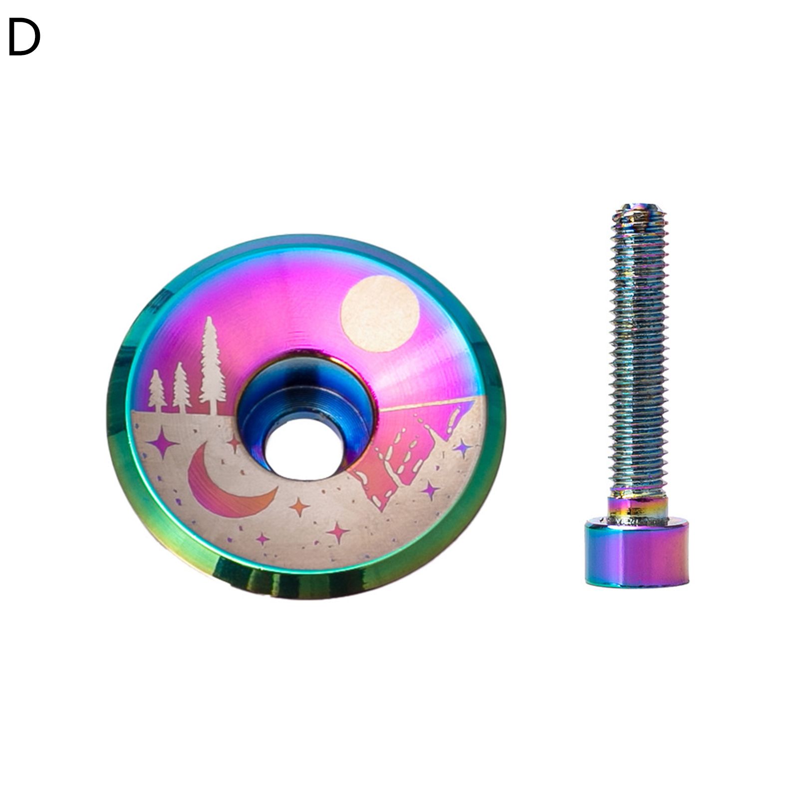 Bicycle Headset Top Cap No Deformation Mountain Bike Road Bike Bolt Cap Covered