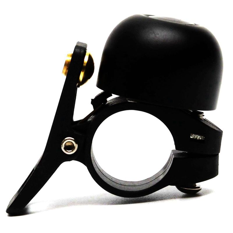 Folding Bicycle Retro Bell for Brompton Folding Bikes Accessories Copper Metal Bell-Black