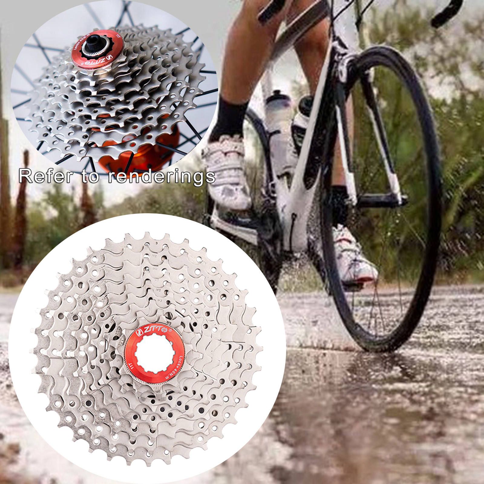 Bike Cassette Sprocket Bicycle Freewheel 11-36T for Road Bike