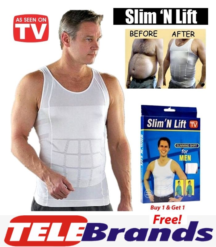Telebrands Men\'s Slim N Lift Men Shaper L(Buy 1 Get 1 Free)