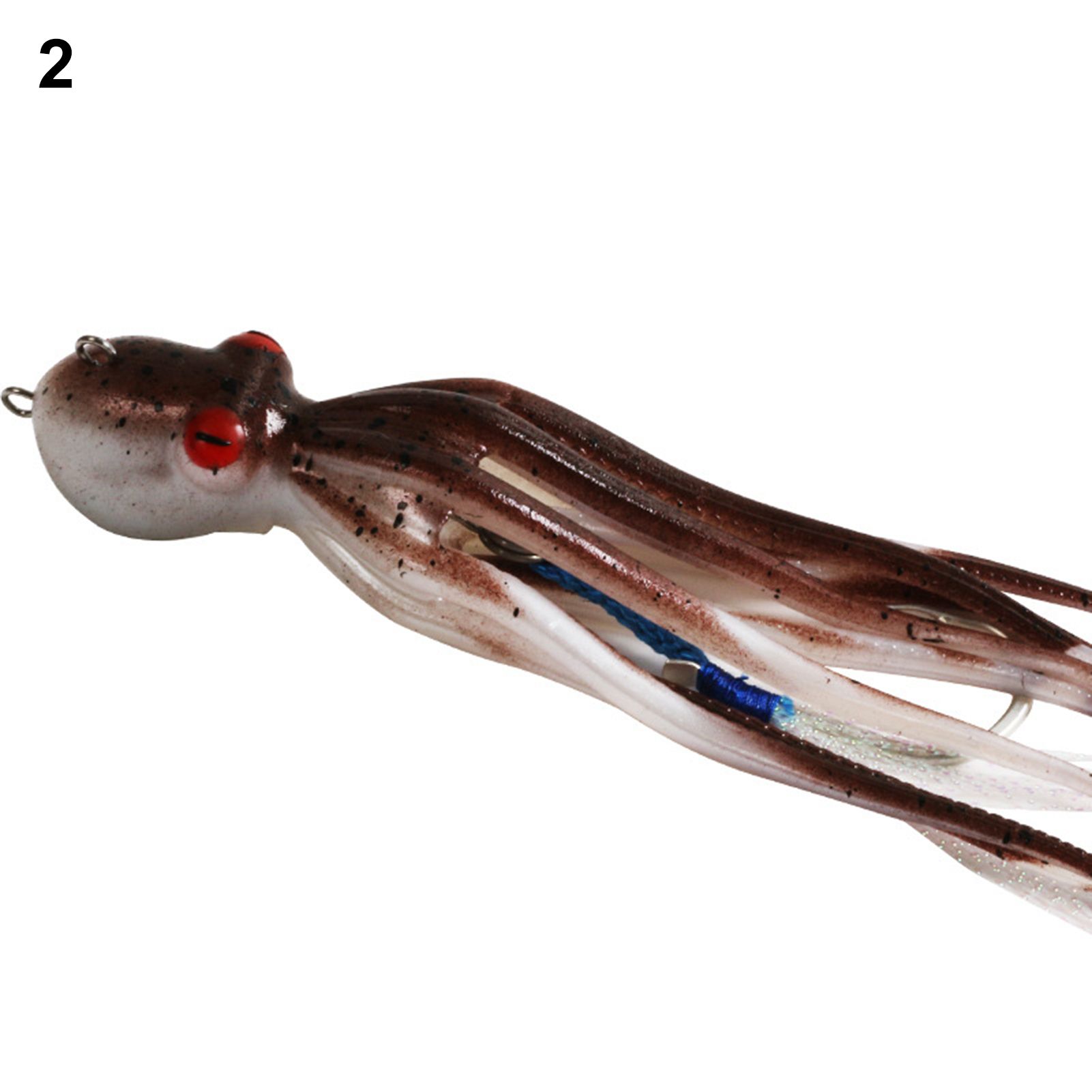 Fishing Octopus Lure Tough Rust Resistant Soft Octopus Bait