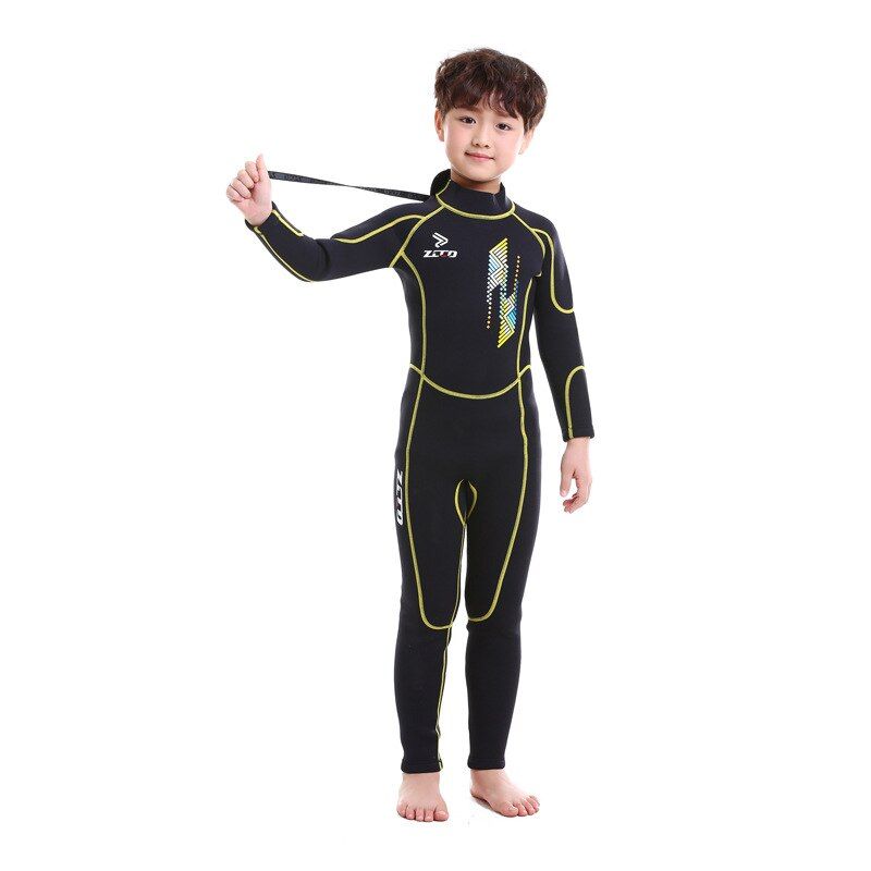 3mm Neoprene Surfing Children Wetsuit Boys Girls Jellyfish Scuba Swimsuit  Kids Underwater Diving Suit Keep Warm Wet Suit