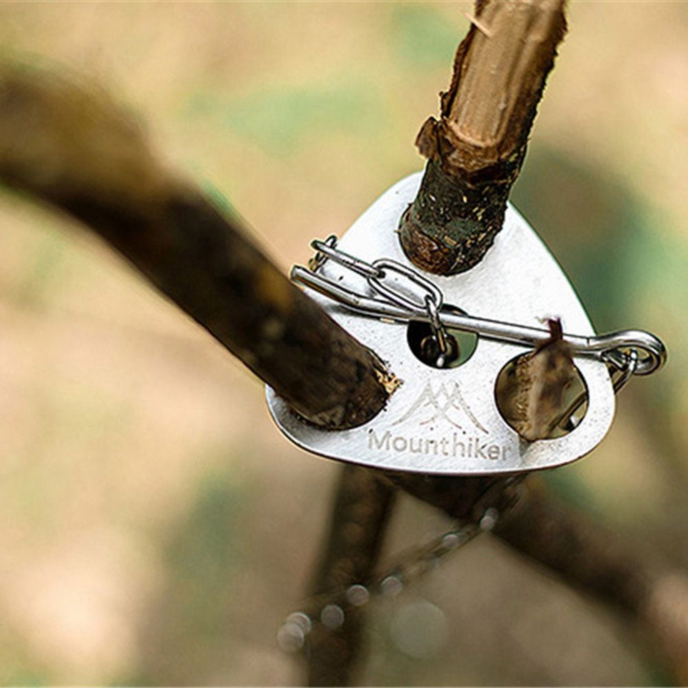 Mountainhiker Outdoor Tripod Hanger Aluminum Alloy Storage Bag Camping Hiking Bushcraft Cooking Hanging Pot Grill