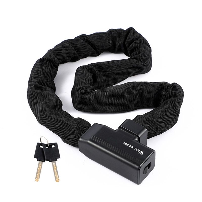 WEST BIKING Bike Cable Lock Anti-Theft Locks for Bicycle Electric Bike Motorcycle Gates Alloy Core Durable Steel MTB Lock