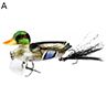 7cm Artificial Duck Shape Fish Hard Lure Bait River Ocean Fishing Tkle Tools